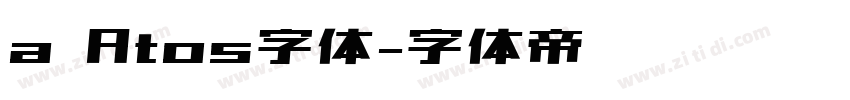 a Atos字体字体转换